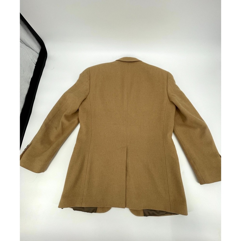 Vintage Botany 500 Blazer Mens Tan 100% Camel Hair Retro Notch Lapel 2 Button - Picture 4 of 12